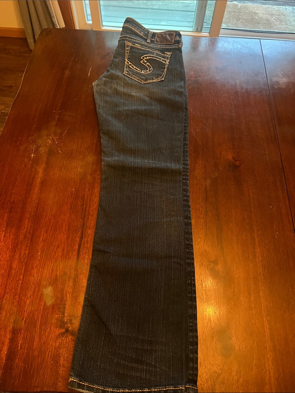 Silver Jeans Dark Indigo Bootcut Jeans